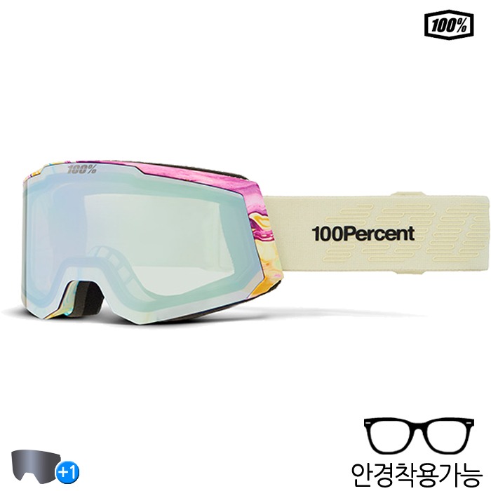100% 스키 고글 SNOWCRAFT S AF HiPER Goggle Silencio