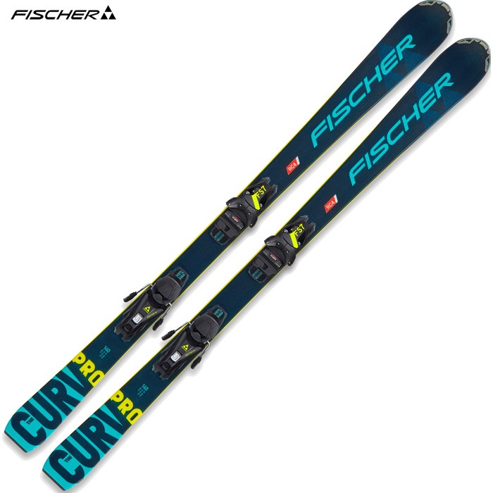 피셔 어린이 스키 THE CURV PRO JRS (BLUE/SKYBLUE) + FS 7 GW 2223