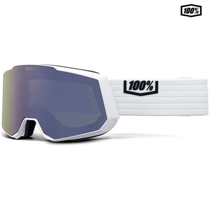 100% 스키 고글 SNOWCRAFT XL AF HiPER Goggle White/ White
