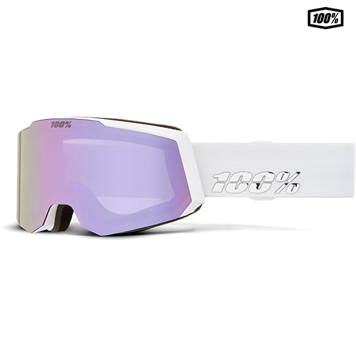 100% 스키 고글 SNOWCRAFT S AF HiPER Goggle White&amp;Lavender